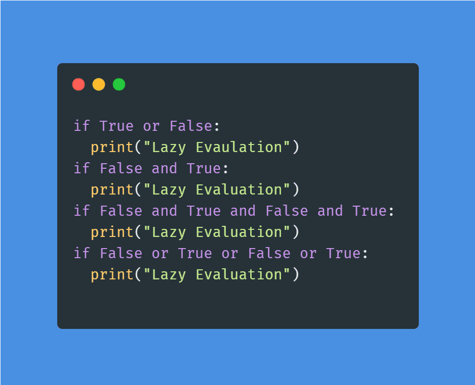 #Day6 - Boolean Values and Lazy Evaluation