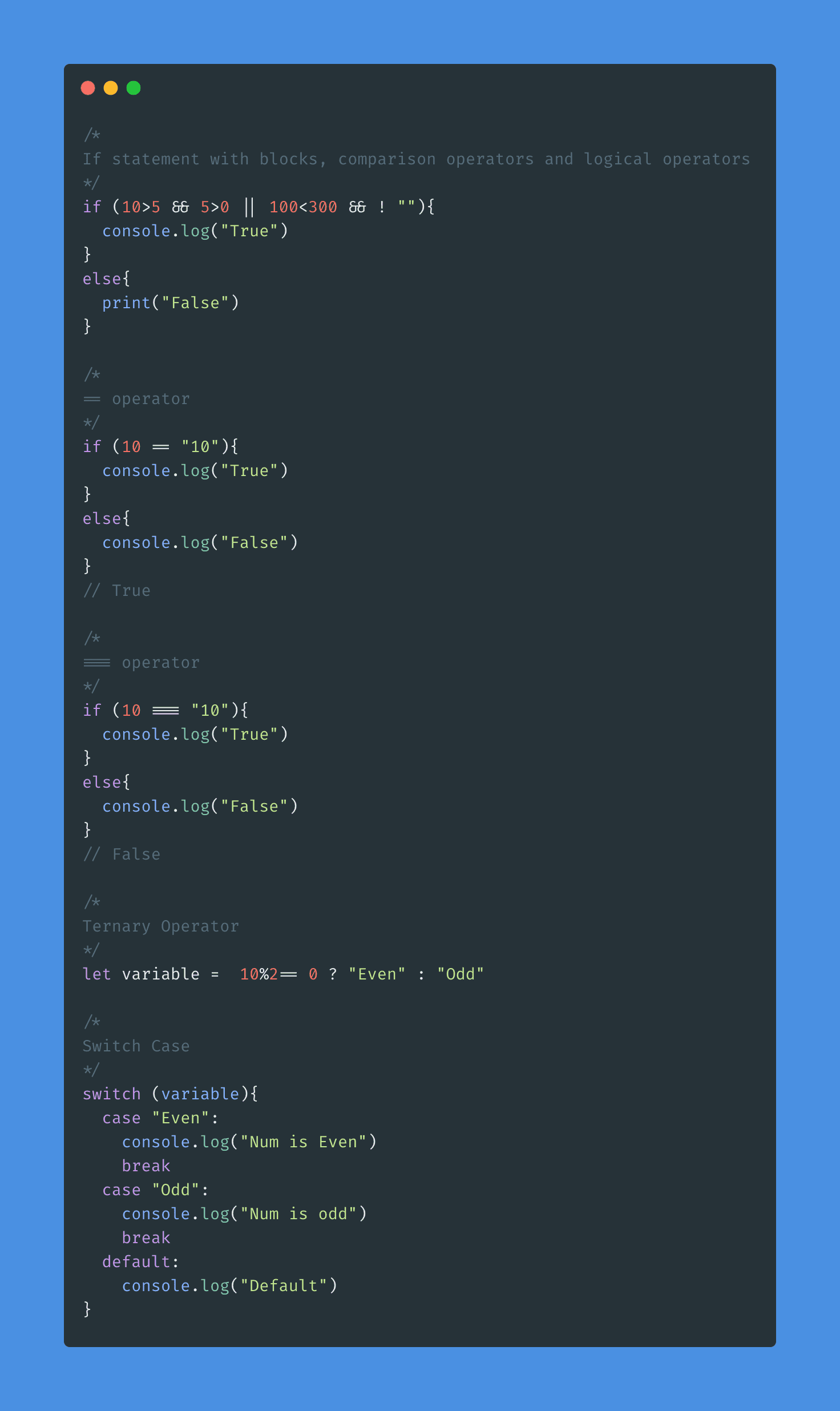 #Day29 - From Python to JavaScript - The Basics Part 2